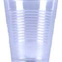 Amazon Basics Small Disposable Clear Plastic Cups, 9oz, 100 Count