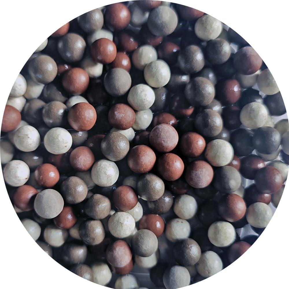 Colorful Leca Clay Pebbles 5LBS for Plants 8-10mm Natural Organic Leca Balls Indoor Potting Garden Soil for Orchid, Succulents, Hydroponics, Decoration, Drainage (Colorful-2, 5 lbs)