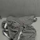 H.VERSAILTEX Super Stretch Individual Seat Cushion Covers - Sofa & Couch Cushion Slipcover Sets - Thick Jacquard Textured Twill Fabric (3 Piece XL, Dove)