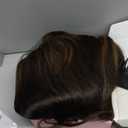 Long Dark Brown Wigs 26 Inch Ombre Brown Mixed Blonde Highlight Wig for Women Long Curly Wavy Synthetic Heat Resistant Wigs for Daily Party Use, Average