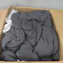 King Comforter Set 102"x90" Dark Grey - 7 Piece Bed in a Bag
Fits Mattresses up to 14in, Sheets & Shams Included, OEKO-TEX Certified, 240GSM All-Season Fill, Couples & Primary Bedrooms