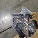 2 Packs Metal Stair Step Stringers, 5 Step Steel Riser Stringer for 42.4inch Height Deck(Polished Black)