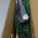 5 ft. PVC Unlit Artificial Slim Pencil Christmas Tree with Stand Home Holiday Decor Green