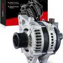 Upgraded Alternator for:-Toyota Tacoma 2005-2015 4.0L V6, 4Runner 2003 2004 2005 2006 2007 2008 2009 4.0L V6, Replacement Alternator, 12V 130Amp 7-Grooves Pulley CW, OE# 27060-0P020 (ALL-NEW)
