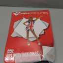 fun shack Womens Union Jack Dress Costume - 90s Popstar British Flag Halloween Outfit for Adults (Medium)