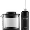 Keurig SimpleCafe Frother, Rechargeable Handheld Milk Frother for Lattes, Cappuccinos & Iced Coffee, USB Cord Included, Microwave-Safe Frothing Cup, Hot & Cold Foam Make