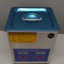 Ultrasonic Parts Cleaner 200W Heated 2L (1.5L liquid capacity) for Small Carburetors Injectors Guns Bullets Brass and Jewelry Professional Stainless Steel Ultrasonic Bath Upgrade