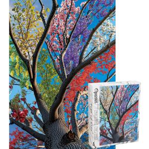 Tree of Life Jigsaw Puzzle 1000 Pieces for Adults  Colorful Nature Art Puzzle, Unique Puzzle for Gift, Family Fun & Home Decor Perfect Snap, 27.6 x 19.7 in, Hipazous