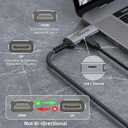 HDMI to DisplayPort Adapter, 4K@60Hz HDMI Source to DisplayPort Monitor Uni-Directional Compatible with PC Graphics Card Laptop Xbox One/360/NS/PS5/Mac Mini Supporting 2K@144Hz 1080P@165Hz