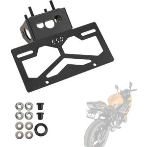 Ninja 650 Fender Eliminator Kit, License Plate Bracket Holder Motorcycle Fender Eliminator Compatible with Kawasaki 2017-2025 Ninja 650 Z650 EX650 Tail Tidy Accessories