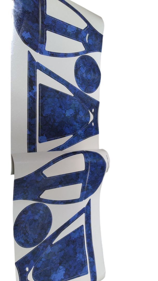 Blue Wrap For Vehicle