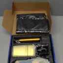 Hair Clippers for Men Professional, Cordless Beard Trimmer & Electric Razor Shavers for Men, Rechargeable 3 Piece Barber Hair Cutting Kit LED Display Men's Grooming Kit (Gold)