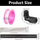 Chlorinator Parts 320 & 322, Chlorinator Parts Include R172272 90-Degree Tube Connector, R172091 OD Tube, R171097 Tube Support, Plumbers Tape Compatible with Pentair Rainbow Auto Feeder