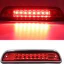 For 1995-2015 Toyota Tacoma High Mount LED 3rd Brake Light Third Light Brake CHMSL Center Light (Electroplate Cover Red Lens)