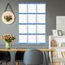 2026 Dry Erase Calendar for Wall - 2026 Calendar Dry Erase, 48" x 32", Jan.2026 - Dec.2026, Yearly Wall Calendar, 2026 Wall Calendar Dry Erase, Large XL Wet & Dry Erase Laminated