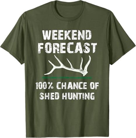 Elk & Deer Shed antler hunting, shed hunters t-shirt T-Shirt XL