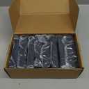 4 pcs 4x4 (Actual: 3.5"x3.5") Aluminum Deck Post Base Cover, for Railings, Stairs, Patios, Porches, Split Deck Post Skirt (Black)