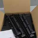 Shoe Rack, 3 Tier Shoe Storage Cabinet with Door 12 Pair Plastic Shoe Shelves Organizer for Closet, Entryway, Hallway, Bedroom, Black