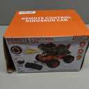 Bennol Remote Control Dinosaur Car for Boys Kids, 2.4Ghz RC Dinosaur Truck for Toddlers, Electric Hobby RC Car Toys with Light & Sound Spray Birthday for 3 4 5 6 7 8 Year olds Kids Boys