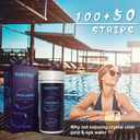 EASYTEST Pool and Spa Test Strips, 150 Strips Pack for Hot tub-Test pH,Total Alkalinity,Free Chlorine and Bromine, Accurate 3 in 1 Pool Water Testing Kit