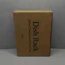 SNTD Dish Drying Rack - Extendable Dish Rack, Large Sink Drying Dish Drainer for Kitchen Counter, Stainless Steel Dish Strainer with Utensil Holder (Black)