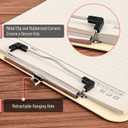 Mr. Pen- Plastic Clipboard, 12.5" x 9", 2 Pack, Clipboard Plastic, Low-Profile Metal Clip with Retractable Hanging Hole