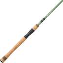 Shakespeare Wild Spinning Rod, 5'6", 2-Piece Fishing Rod, Ultra Light Power, 2-6 lb Line Rating, 1/32-1/4 oz Lure Rating
