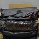 Truckiipa Car Rooftop Cargo Carrier Bag, 20 Cubic Feet Waterproof Roof Cargo Carrier Bag, Soft Shell Car Top Cargo Box for All Vehicles with/Without Racks, Anti-Slip Mat, Door Hooks, Luggage Lock