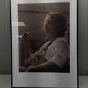 22.375x34 Metal Poster Frame - 22.375 x 34 Aluminum Picture Frame with Mat for 18x24 Photo, Tempered Glass Cover, Black Wall Hanging Photo Frame for Home Dcor