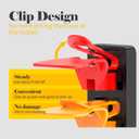 Hat Organizer for Baseball Caps 2 Pack, Adhesive Hat Rack for Wall,Baseball Cap Organizer(Rainbow)