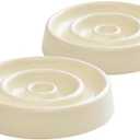 Havniva Ceramic Slow Feeder for Cats, Slow Food Bowl, Circle Shape (Bowl x 1 - Cream, 6inch)