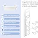 UPGRADED 2 PACK 240351601 Refrigerator Freezer Door Bin Compatible with Frigidaire Kenmore Door Shelf Replace 240351600, 240351607