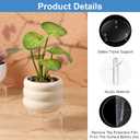 6 Pcs Clear Acrylic Risers Display Stands, Round Transparent Acrylic Risers for Display with 3 Sizes (5"/5.9"/7.9" Diameter) for Cake, Jewelry, Collectibles, Cupcakes, Figures, Home Decor