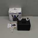 Karaoke Machine,Portable Bluetooth Speaker with 2 Wireless Microphone for Adults & Kids with LED Lights, Karaoke Microphone with PA System Supports USB/TF/AUX,Gift for Party (Black)