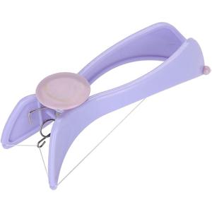 Facial Hair Threading Removal, Purple Facial Epilator Threading Hair Removal Epilator ABS Comfortable for Women(Blister Pack)