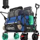 Push & Pull Electric Wagon Cart Foldable with 24,000mAh Removable Battery