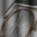 Vintage Makeup Desk Mirror, 11.8" L x 7.9" W Antique Gold Vanity Table Mirror, Metal Framed Oval Small Standing Mirrors, 360 Adjustable Rotation Mirrors for Tabletop, Bathroom