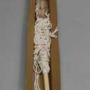 Mkono Hat Rack Hat Hangers for Wall Boho Caps Storage Display Organizer with Decorative Tassels Modern Cowboy Womens Hat Display Holder for Wide Brim Fedora Bowler Baseball Caps, Medium