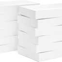Hallmark 17" XL Gift Boxes with Lids (12 White Robe Boxes, White) for Birthdays, Graduations, Christmas, Weddings, Bridal Showers