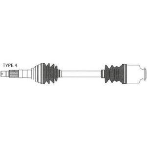  Driveshaft fits SUBARU BRUMBY 1.8ltr EA81 1980-1994