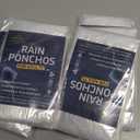 Hitituto Rain Ponchos for Adults - Extra Long Emergency Poncho with Hood, 6/12/24 Family Pack Raincoat, Home Survival Kits,One size tall