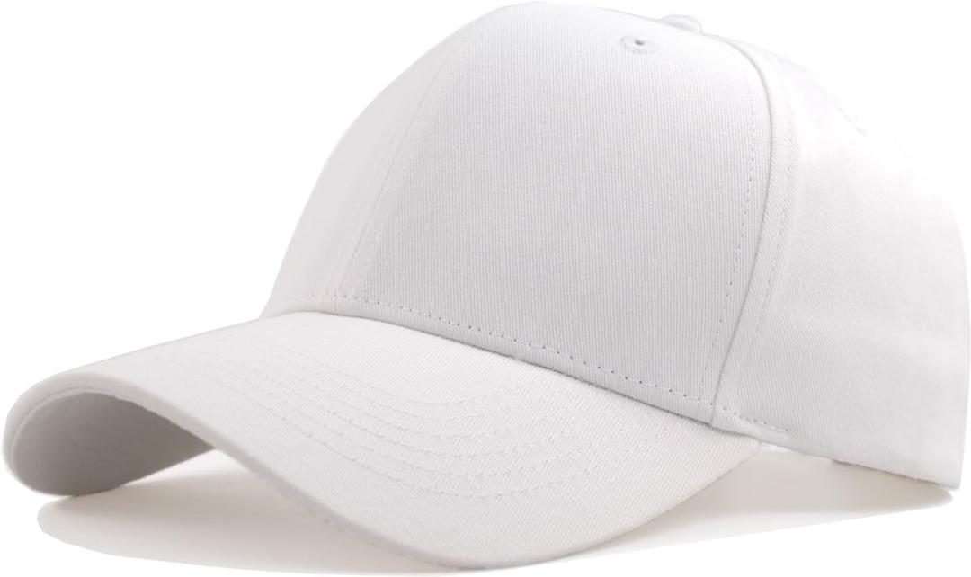 XXL,3XL Oversized Big Head Hats Mens Large Structured Baseball Cap Fit for Size 7 1/2, 7 5/8, 7 3/4, 7 7/8, 8, 8 1/8