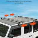 JOYTUTUS Roof Rack Cross Bars Compatible with 2007-2026 Wrangler JK JL & Gladiator JT (Only for Hard Top), 550 LBS Roof Top Crossbars Luggage Kayak Ski Bike Cargo Carrier Bars