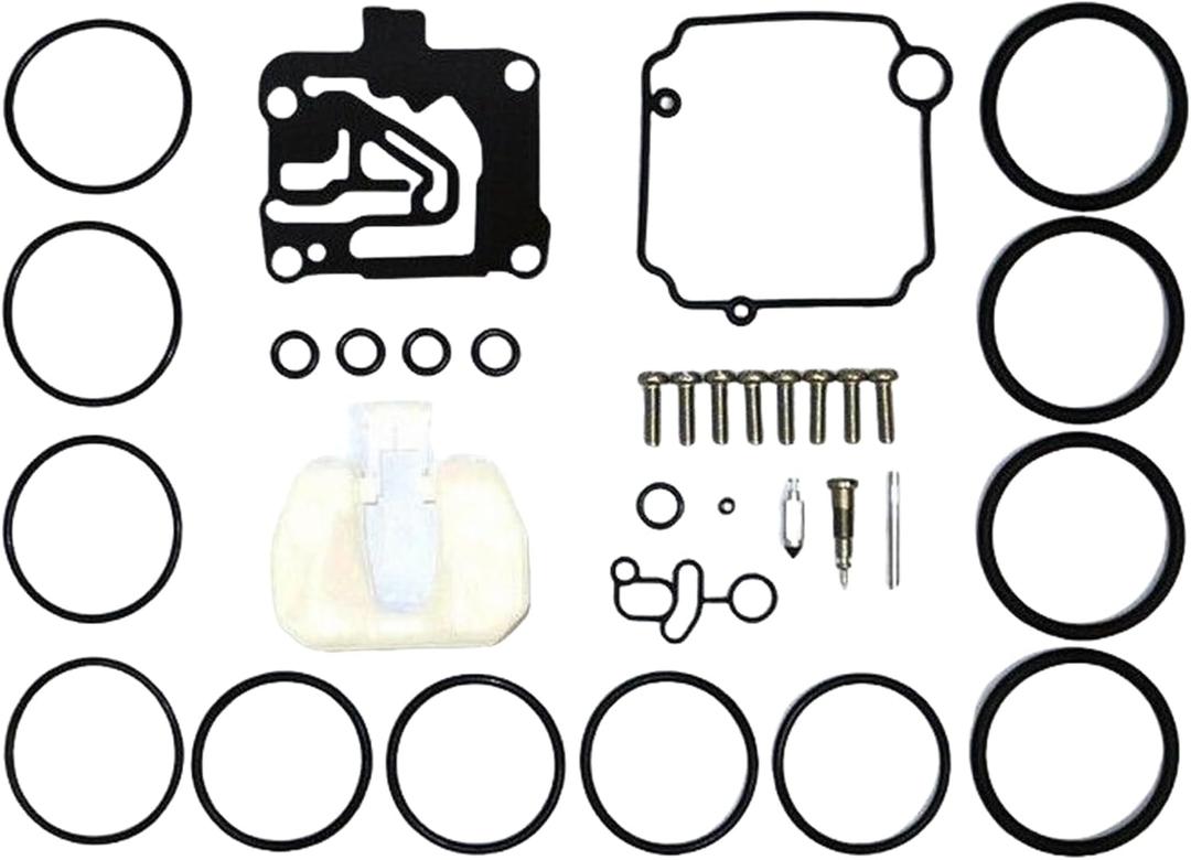 MARKGOO 62Y-W0093-11-00 Carburetor Rebuild Kit for Yamaha Outboard 50 HP F50 T50 Boat Motor Engine Carb Repair Parts Replacement 62Y-W0093-10-00