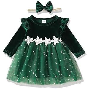 Toddler Baby Girl Dress Infant Girl Clothes Outfits Tulle Dresses Princess Wedding Dress for Baby Girls 3M to 3 Year 6-12M