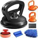 Tiantanghu Dent Puller,3 Pack Car Dent Puller Car Dent Removal Kit Suction Cup Dent Puller Dent Remover Tool and Dent Repair Kit Handle Lifter for Cars Body,Glass,Screen,Objects Moving (Black+Orange)