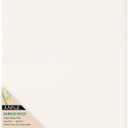 100-Pack Cold Press Bamboo Mixed Media Paper Sheets - 8.5 x 11 in Drawing Paper for Painting, Sketchbooks, Acrylic & Marker Art Supplies