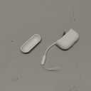 ORNARTO Compatible with AirPods Pro 3 Case 2025, Full Protective Hybrid Silicone for AirPods Pro 3rd Generation Case, Front LED Visible Skin Cover-White