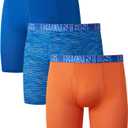 Hanes Men's Underwear Boxer Briefs Pack, Moisture-Wicking Men's Mesh Underwear, X-Temp Cooling with Odor Control, 3-Pack, XL