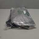 Vantic C Shaped End Table, Small Side Table for Couch and Recliner, Slide Under Sofa Tray Desk with Storage Bag for Living Room and Bedroom, Rustic Brown